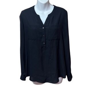 Small Black Reitmans Blouse | Long Sleeves | Professional Attire | GUC 🖤👚